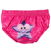 Costum de baie de dimensiuni S în roz cu o steluță pentru fetițe Mycey 97720 