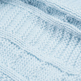 Pătură tricotată pentru bebeluși, de culoare albastră Mycey 97738 2