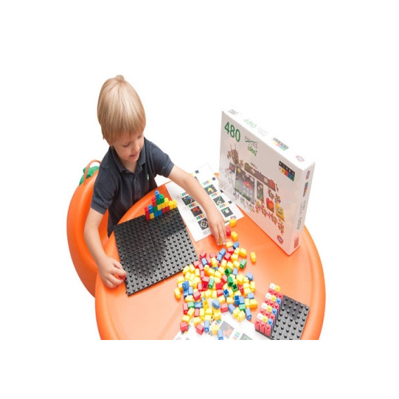 Joc de construcție Mozaic pentru copii cu 480 de bucăți Game Movil 9792 2