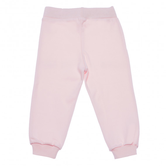 Pantaloni din bumbac organic cu talie elastică lată, pentru fete NINI 98817 2