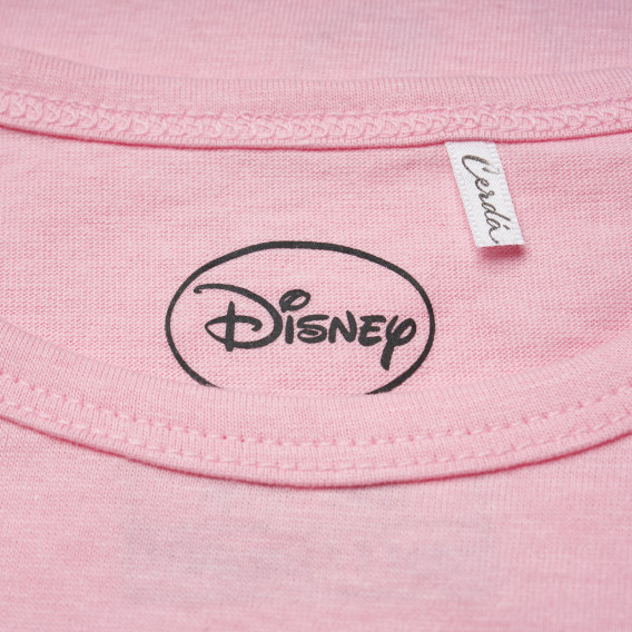Tricou cu mânecă scurtă de culoare roz cu imprimeu Disney pentru fete Cerda 98859 4