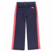 Pantaloni cu dungă laterală, cu model pentru fete Boboli 99149 2