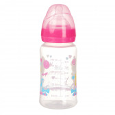 Sticlă cu tetină de silicon cu  Prințese 240 ml pentru fete Disney Princess 99484 3