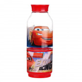 Sticlă Tritan cu cană și imagine McQueen, 300 ml Cars 99723 2