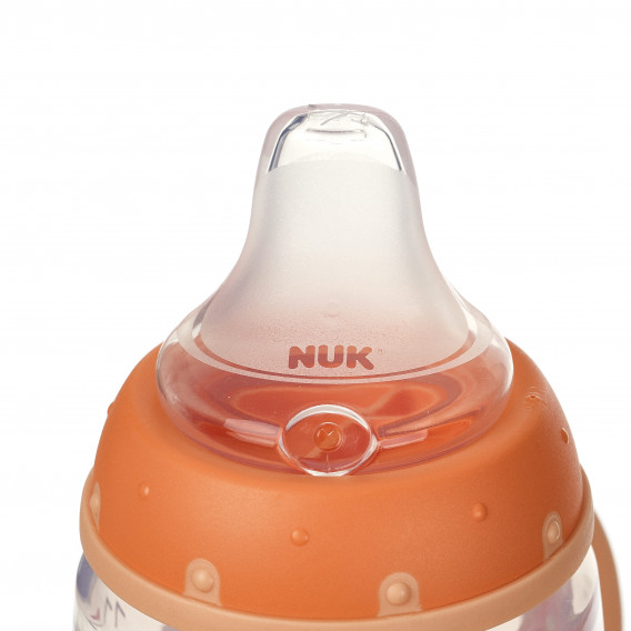 Sticlă de suc cu mânere, portocaliu, 6 + luni, 150 ml. NUK 99829 5