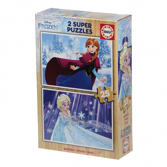 Puzzle 2-in-1 din 25 de piese Frozen Frozen 99929 2