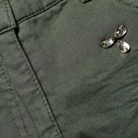 Pantaloni scurți de bumbac pentru fete cu pietricele strălucitoare Boboli 99950 4