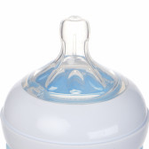 Sticlă din polipropilenă albastră din seria ”natural” de 260 ml, cu tetină - 2 găuri pentru bebelușiii de peste 1 luni Philips AVENT 99975 4