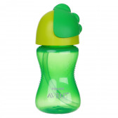 Sticlă cu pai 300 ml, 12m+ luni, verde Philips AVENT 99993 3
